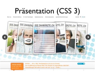 Präsentation (CSS 3)
 