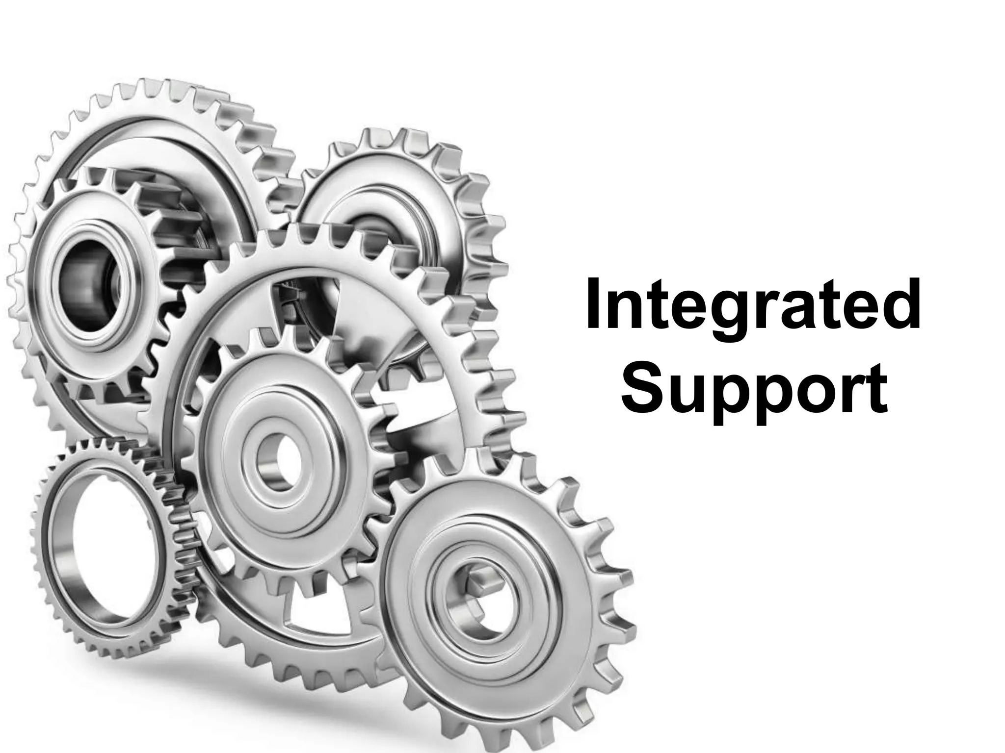 Integrated
Support
 