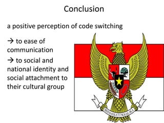 Indonesian Language Code Beyond language deficit students codeswitching in indonesian tertiary ...