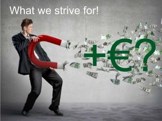 14
+€?
What we strive for!
 