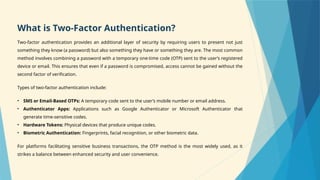 Two-Factor Authentication: Raising the Security Bar | PPTX