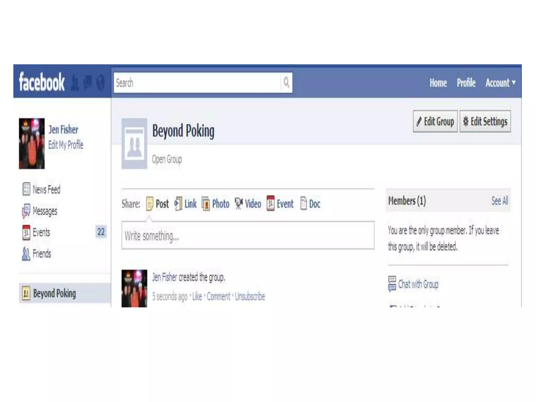 Click on Create Group