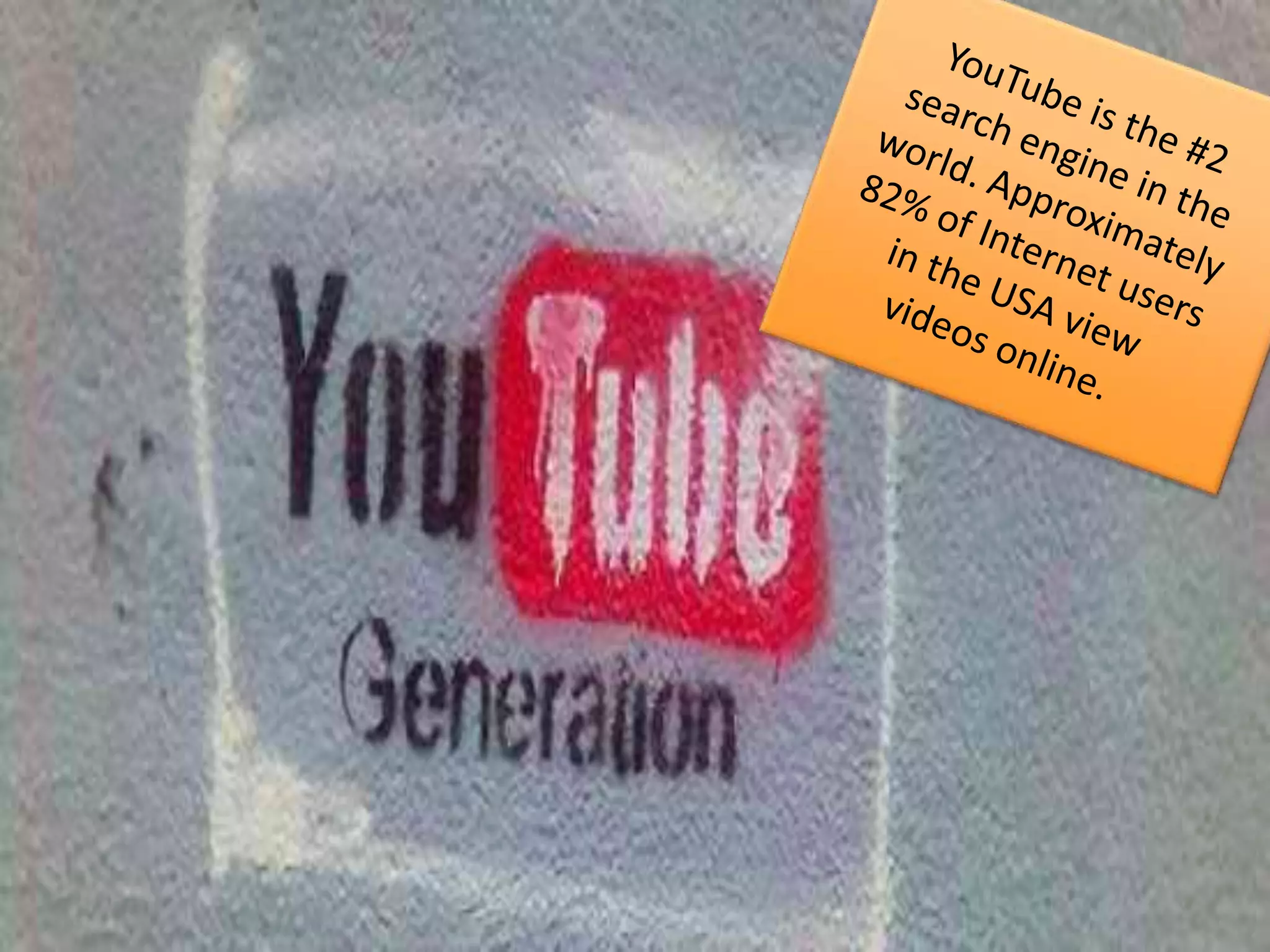 On YouTube alone, there are over 1 billion views per day. 