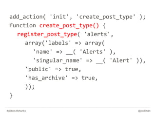 add_action( 'init', 'create_post_type' );
function create_post_type() {
register_post_type( 'alerts',
array('labels' => ar...