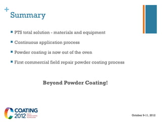 Beyond Powder Coating | PPT