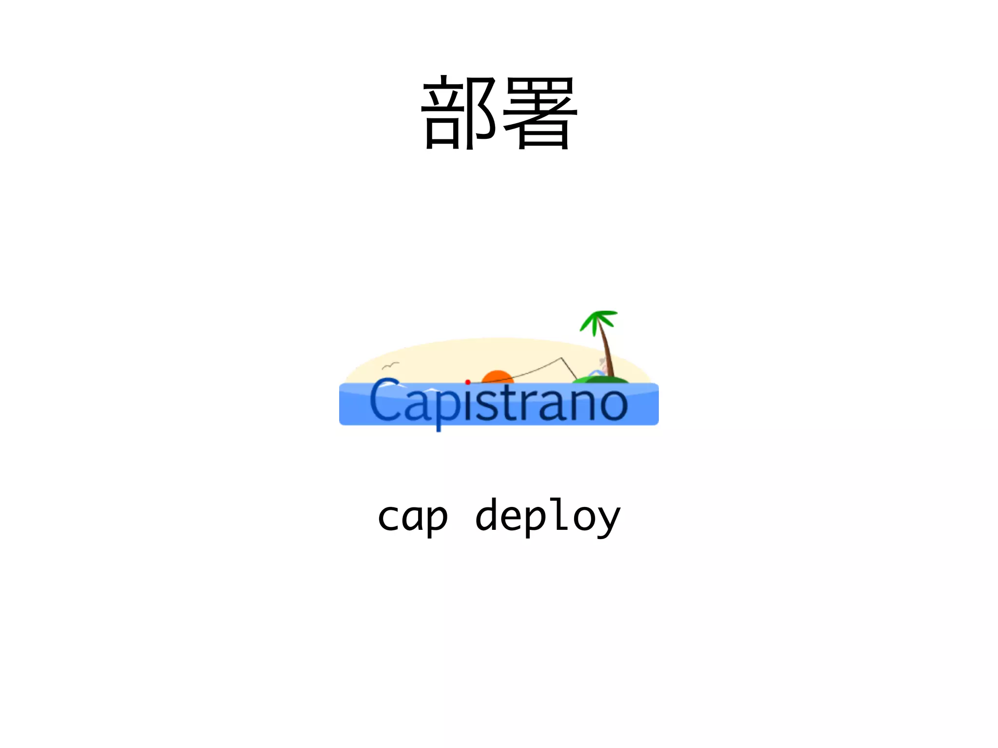 部署



cap deploy
 
