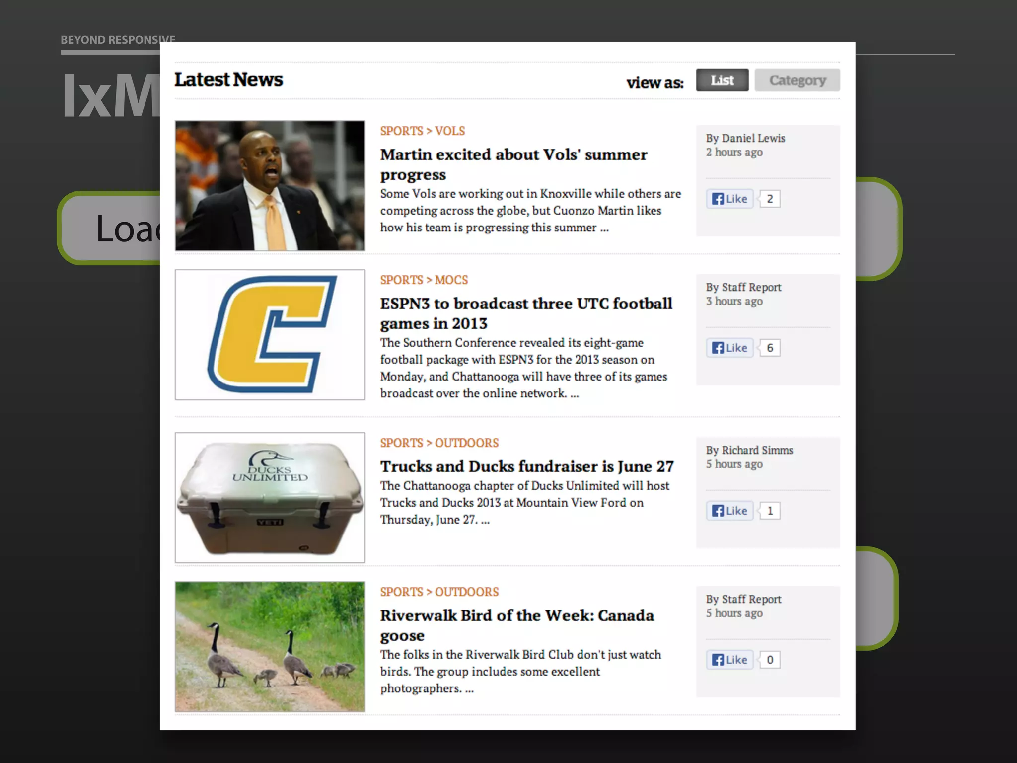 BEYOND RESPONSIVE
IxMap
No
JS?
No
No imageLoad
Yes
Yes
Image
Adjust markup
Add custom CSS
Verify browser
width condition
 