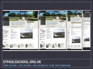 STPAULSSCHOOL.ORG.UK
THREE COLUMN > TWO COLUMN > ONE COLUMN (ALL FLUID, WITH ANIMATION)
 
