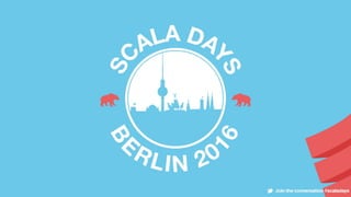 Beyond shuffling - Scala Days Berlin 2016