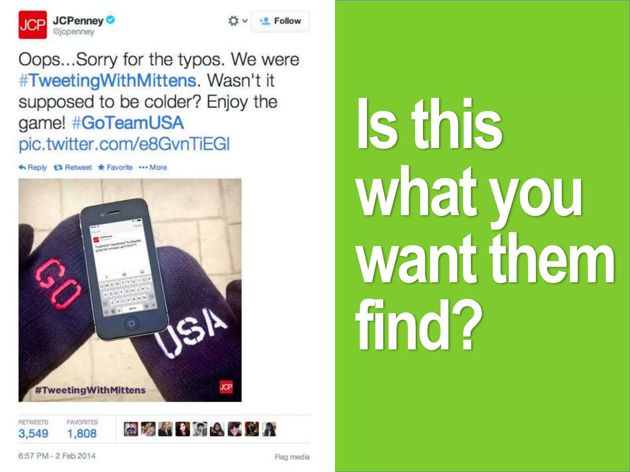 Is this
what you
want them
find?
 