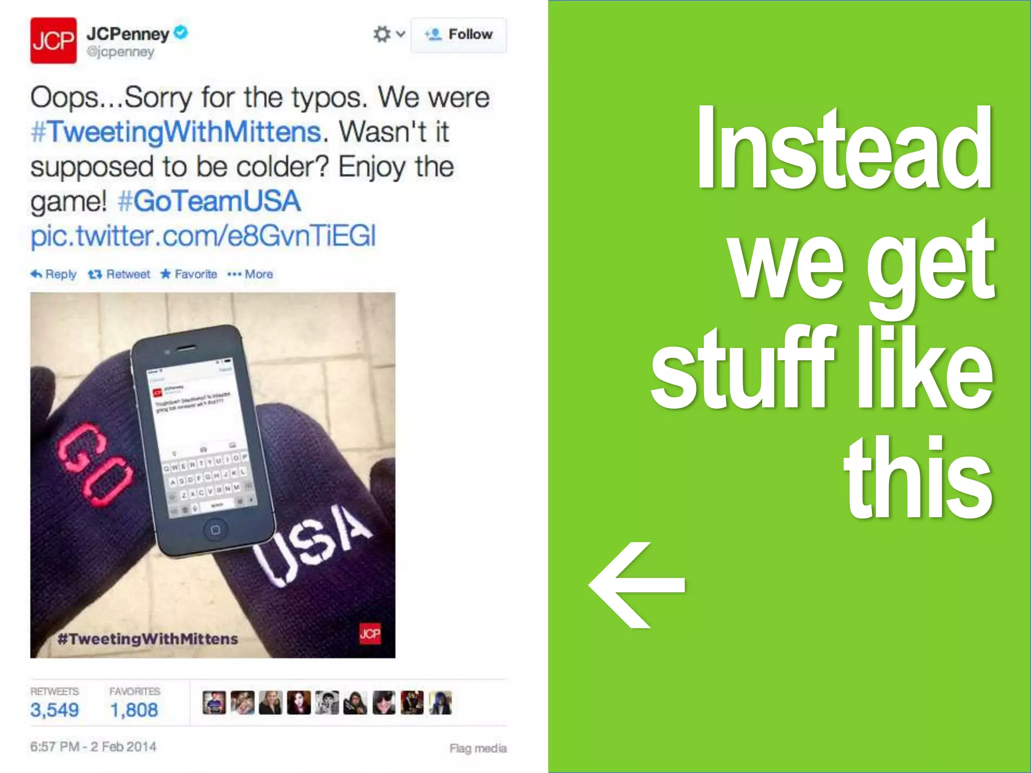 Instead
weget
stuff like
this

 