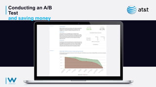 Conducting an A/B Test
Conducting an A/B
Test
and saving money
 
