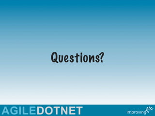Questions?
 