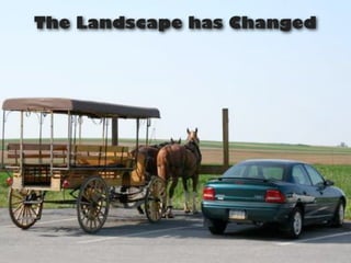 The Landscape has Changed 
 