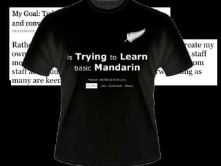 “We speak human at home and 
“professionalese” at work.” 
 