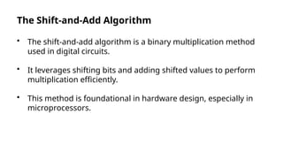 Add Shift Algorithm In Microprocessor With Example Beyond The Basics_ Computer Algorithms For Multiplication And Division.pptx