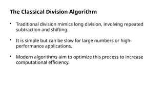 Beyond The Basics_ Computer Algorithms For Multiplication And Division.pptx