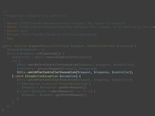 /**
 * Handles a HTTP request
 *
 * @return void
 */
public function handleRequest() {
    $this->request = Request::createFromEnvironment();
    $this->response = new Response();

    $this->boot();
    $this->resolveDependencies();
    $this->request->injectSettings($this->settings);

    $this->router->setRoutesConfiguration($this->routesConfiguration);
    $actionRequest = $this->router->route($this->request);
    $this->securityContext->setRequest($actionRequest);

    $this->dispatcher->dispatch($actionRequest, $this->response);

    $this->response->makeStandardsCompliant($this->request);
    $this->response->send();

    $this->bootstrap->shutdown('Runtime');
    $this->exit->__invoke();
}
 