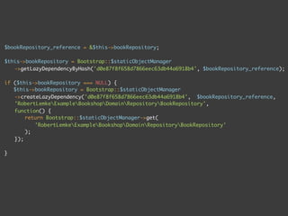 class BookController extends ActionController {

    …

    public function myAction() {
       $this->bookRepository->findAll();
    }

}
 