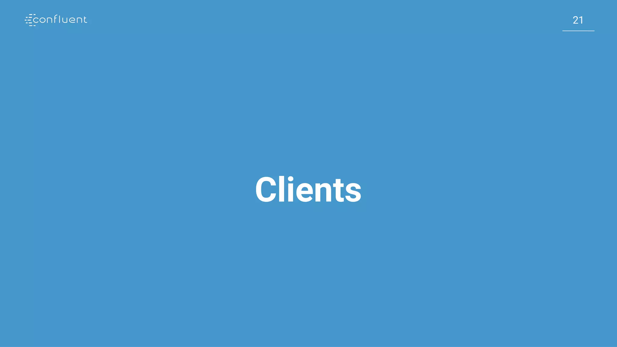 21
21
Clients
 