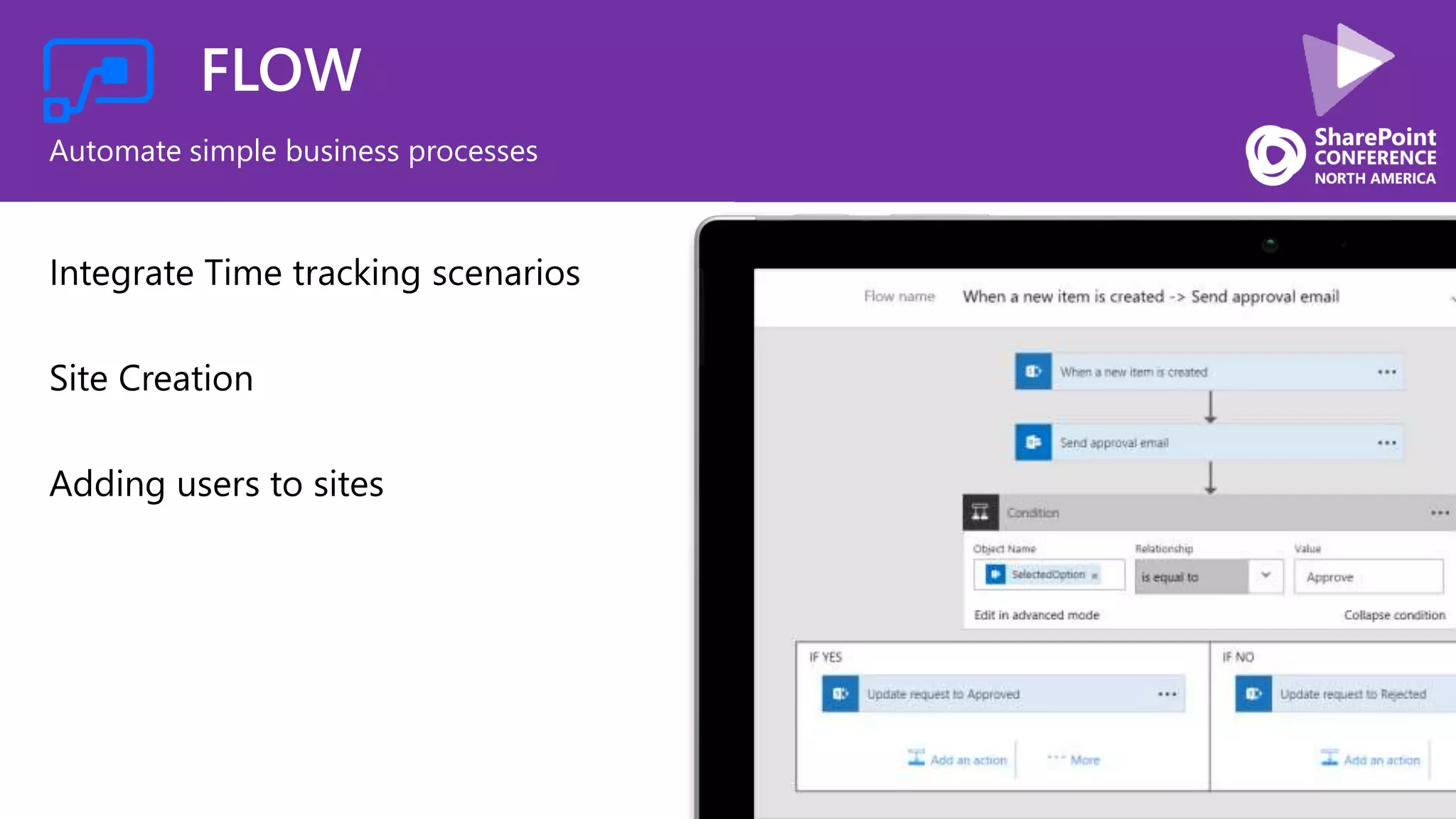 FLOW
Automate simple business processes
 