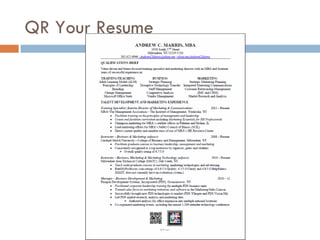 QR Your Resume
 