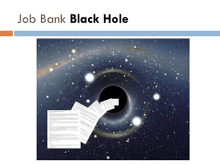 Job Bank Black Hole
 