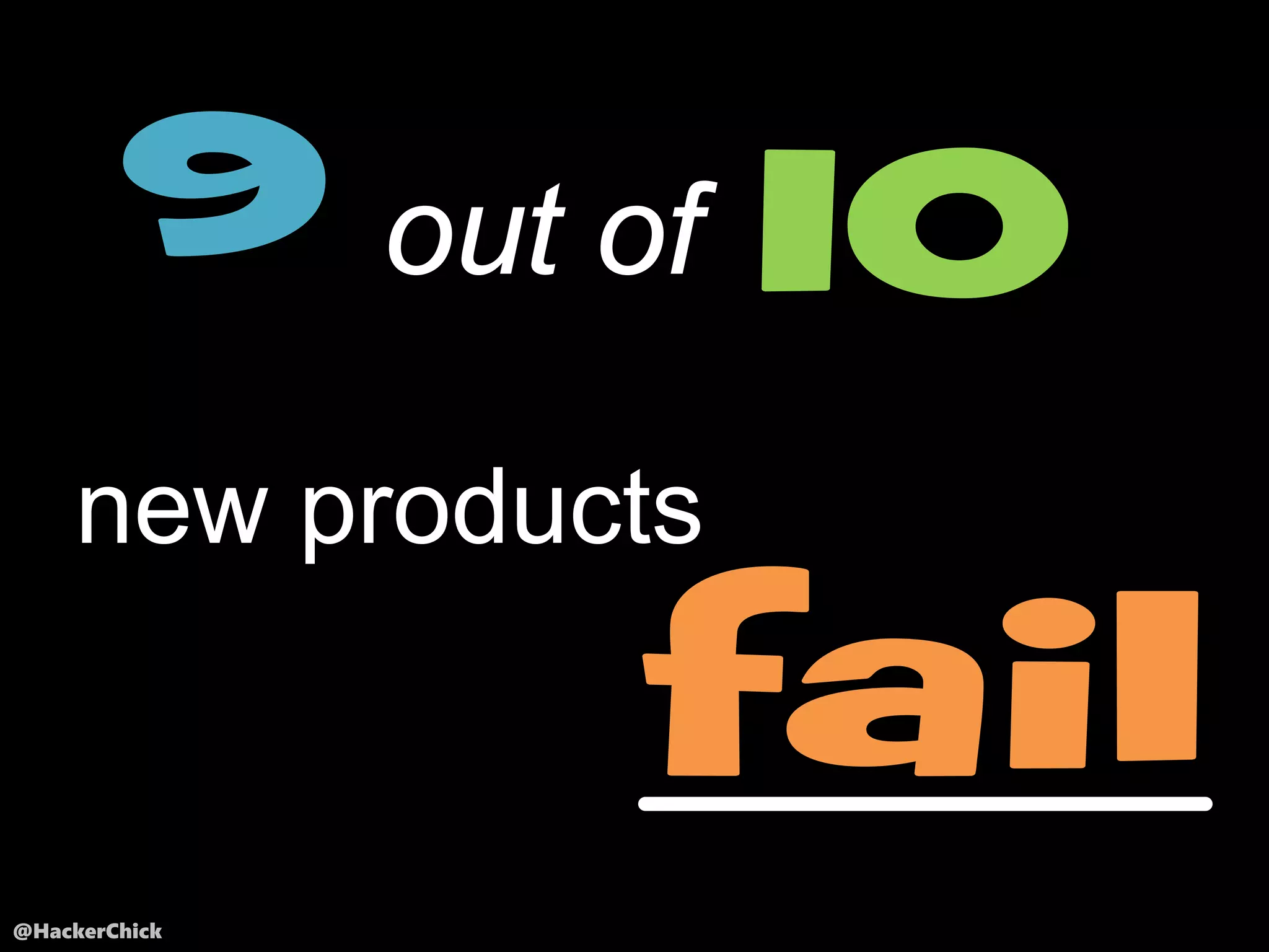 @HackerChick
out of9
new products
fail
10
 