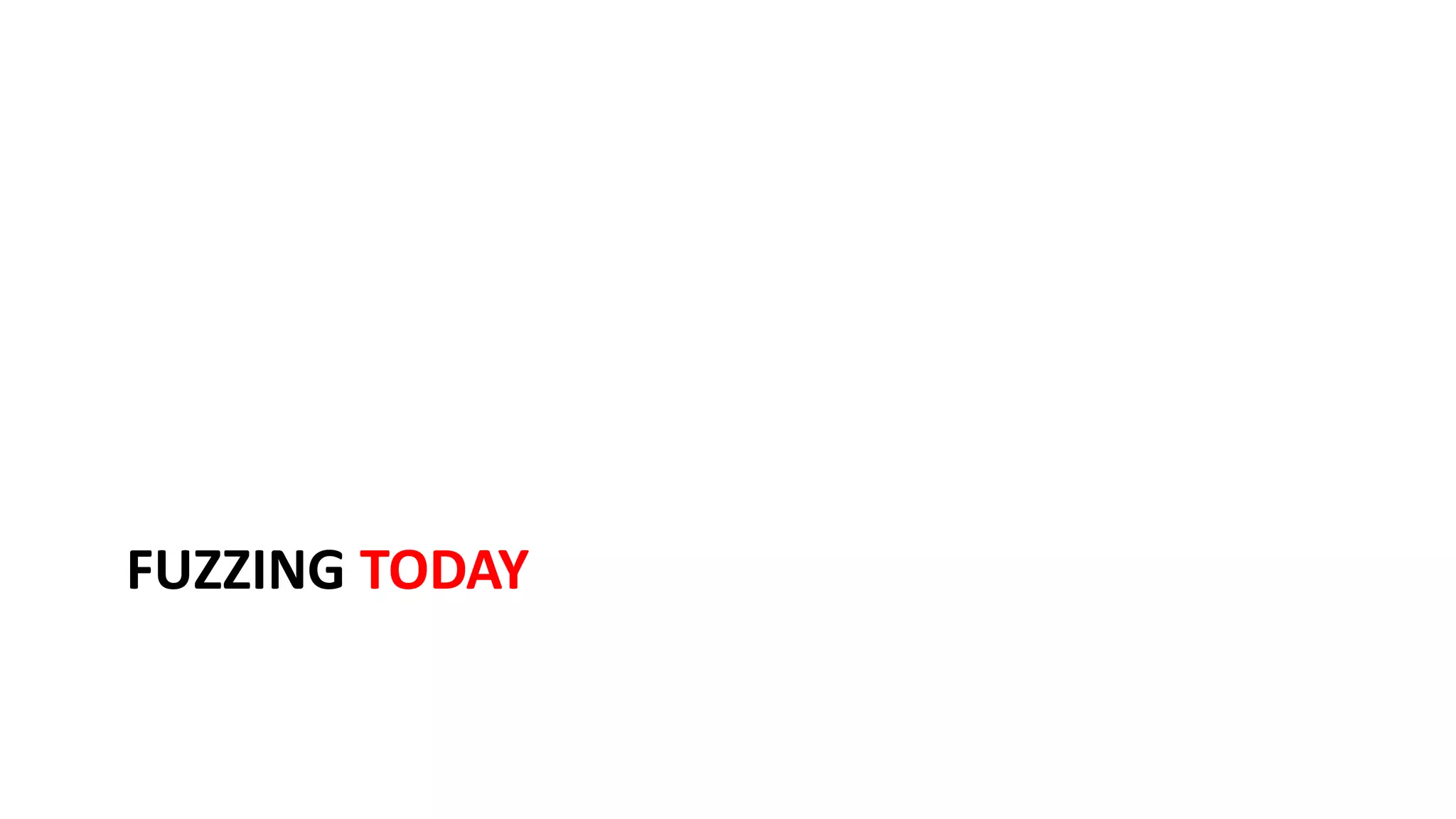 FUZZING TODAY 