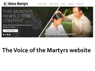 TheVoice of the Martyrs website
 