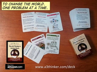 to change the world.
one problem at a time.

www.a3thinker.com/deck	
  

 