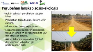Ekspansi perkebunan kelapa sawit dan dinamika sosio-ekologis pedesaan
