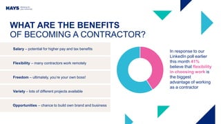 Be your own boss: a career as a contractor