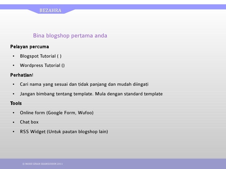 Seminar Perniagaan Atas Talian