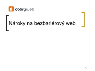 Nároky na bezbariérový web 