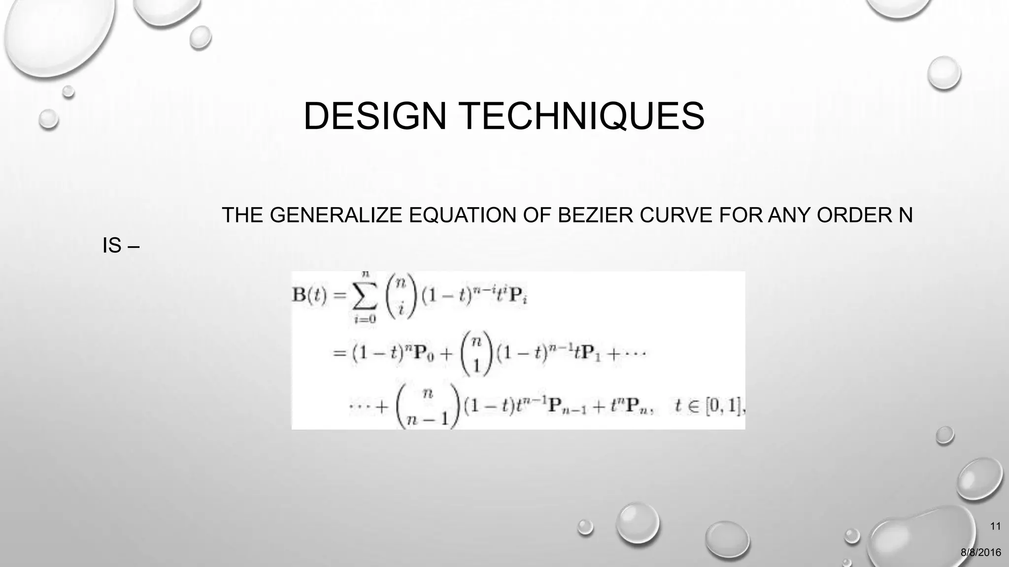 Bezier curve computer graphics | PPTX