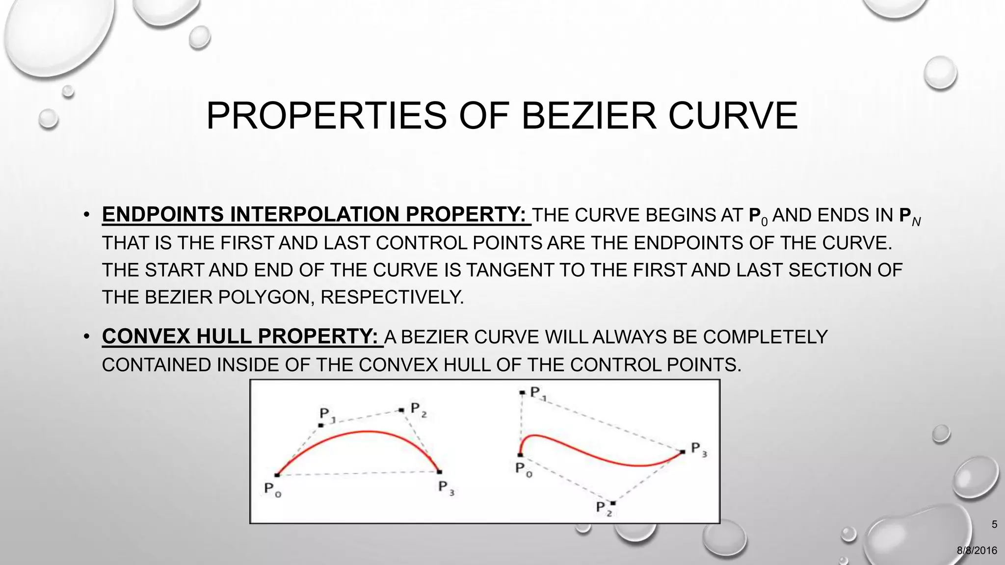 Bezier curve computer graphics | PPTX