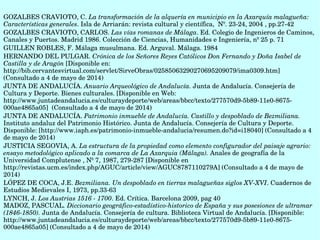 GOZALBES CRAVIOTO, C. La transformación de la alquería en municipio en la Axarquía malagueña: 
Características generales. Isla de Arriarán: revista cultural y científica,  Nº. 23­24, 2004 , pp.27­42 
GOZALBES CRAVIOTO, CARLOS. Las vías romanas de Málaga. Ed. Colegio de Ingenieros de Caminos, 
Canales y Puertos. Madrid 1986. Colección de Ciencias, Humanidades e Ingeniería, nº 25 p. 71
GUILLEN ROBLES, F. Málaga musulmana. Ed. Arguval. Málaga. 1984
HERNANDO DEL PULGAR. Crónica de los Señores Reyes Católicos Don Fernando y Doña Isabel de 
Castilla y de Aragón [Disponible en: 
http://bib.cervantesvirtual.com/servlet/SirveObras/02585063290270695209079/ima0309.htm] 
(Consultado a 4 de mayo de 2014)
JUNTA DE ANDALUCÍA. Anuario Arqueológico de Andalucía. Junta de Andalucía. Consejería de 
Cultura y Deporte. Bienes culturales. [Disponible en Web: 
http://www.juntadeandalucia.es/culturaydeporte/web/areas/bbcc/texto/277570d9­5b89­11e0­8675­
000ae4865a05]  (Consultado a 4 de mayo de 2014)
JUNTA DE ANDALUCÍA. Patrimonio inmueble de Andalucía. Castillo y despoblado de Bezmiliana. 
Instituto andaluz del Patrimonio Histórico. Junta de Andalucía. Consejería de Cultura y Deporte. 
Disponible: [http://www.iaph.es/patrimonio­inmueble­andalucia/resumen.do?id=i18040] (Consultado a 4 
de mayo de 2014)
JUSTICIA SEGOVIA, A. La estructura de la propiedad como elemento configurador del paisaje agrario: 
ensayo metodológico aplicado a la comarca de La Axarquia (Málaga). Anales de geografía de la 
Universidad Complutense , Nº 7, 1987, 279­287 [Disponible en 
http://revistas.ucm.es/index.php/AGUC/article/view/AGUC8787110279A] (Consultado a 4 de mayo de 
2014)
LÓPEZ DE COCA, J.E. Bezmiliana. Un despoblado en tierras malagueñas siglos XV­XVI. Cuadernos de 
Estudios Medievales I, 1973, pp.33­63
LYNCH, J. Los Austrias 1516 ­ 1700. Ed. Crítica. Barcelona 2009, pag 40
MADOZ, PASCUAL. Diccionario geográfico­estadístico­historico de España y sus posesiones de ultramar 
(1846­1850). Junta de Andalucía. Consejería de cultura. Biblioteca Virtual de Andalucía. [Disponible: 
http://www.juntadeandalucia.es/culturaydeporte/web/areas/bbcc/texto/277570d9­5b89­11e0­8675­
000ae4865a05] (Consultado a 4 de mayo de 2014) 
 