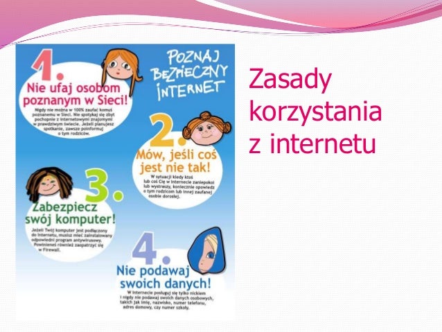 Bezpieczni W Sieci Zasady Bezpieczeństwo w sieci prezentacja power point