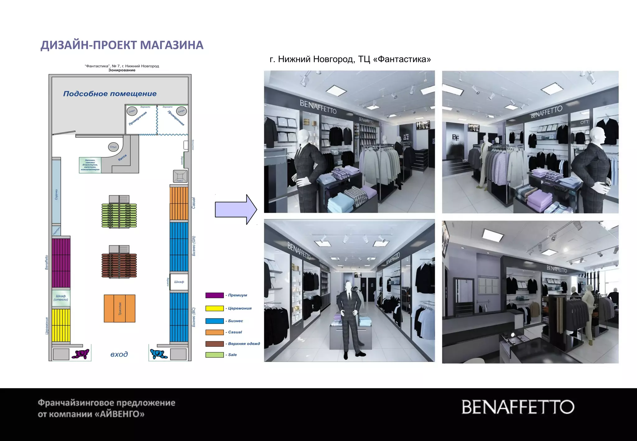 ДИЗАЙН-ПРОЕКТ МАГАЗИНА
г. Нижний Новгород, ТЦ «Фантастика»
 