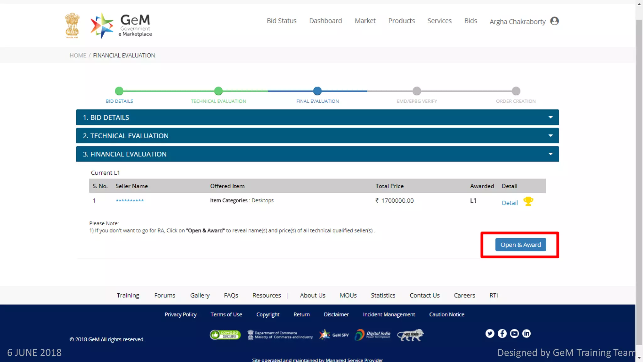 Designed by GeM Training Team6 JUNE 2018
