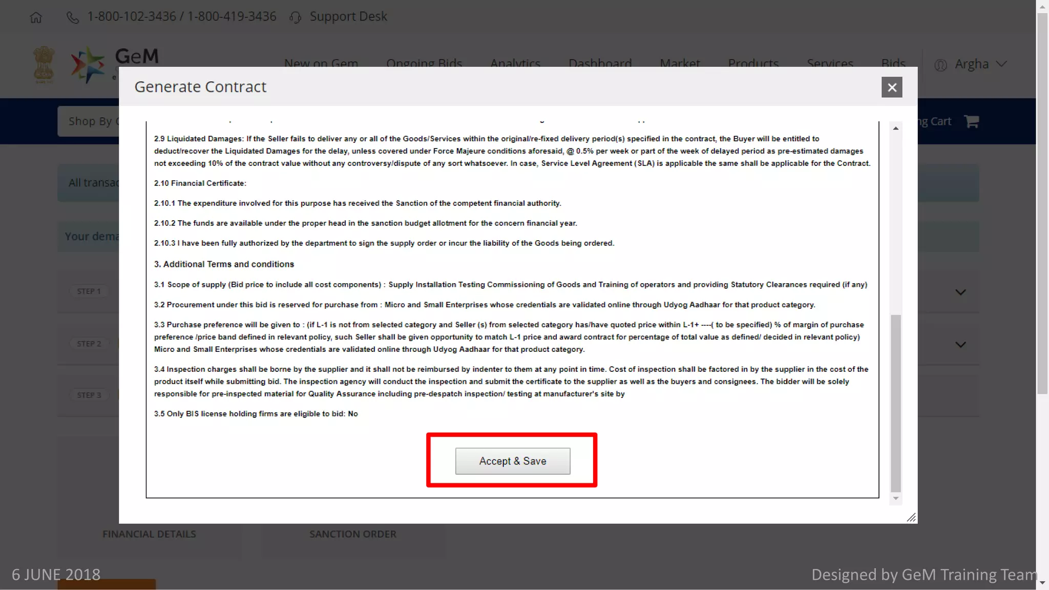 Designed by GeM Training Team6 JUNE 2018