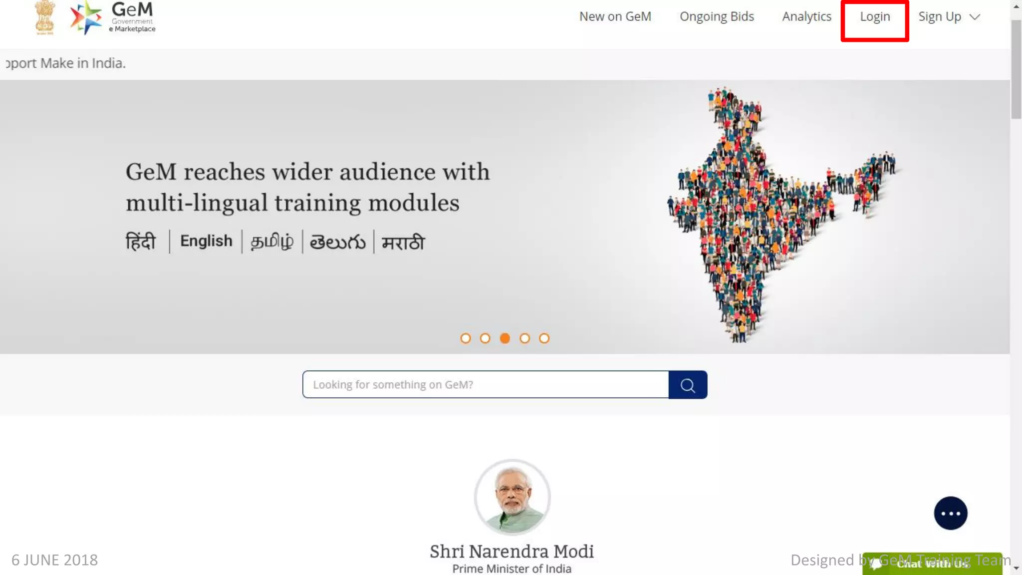 Designed by GeM Training Team6 JUNE 2018