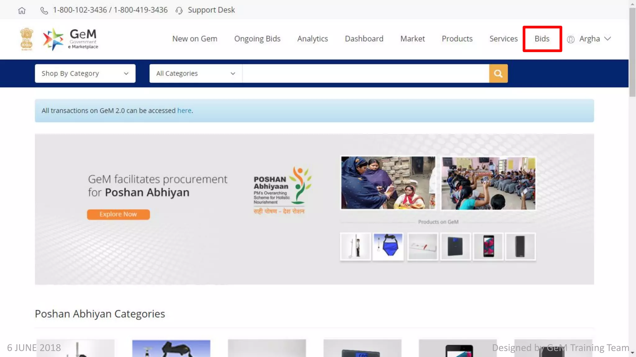 Designed by GeM Training Team6 JUNE 2018