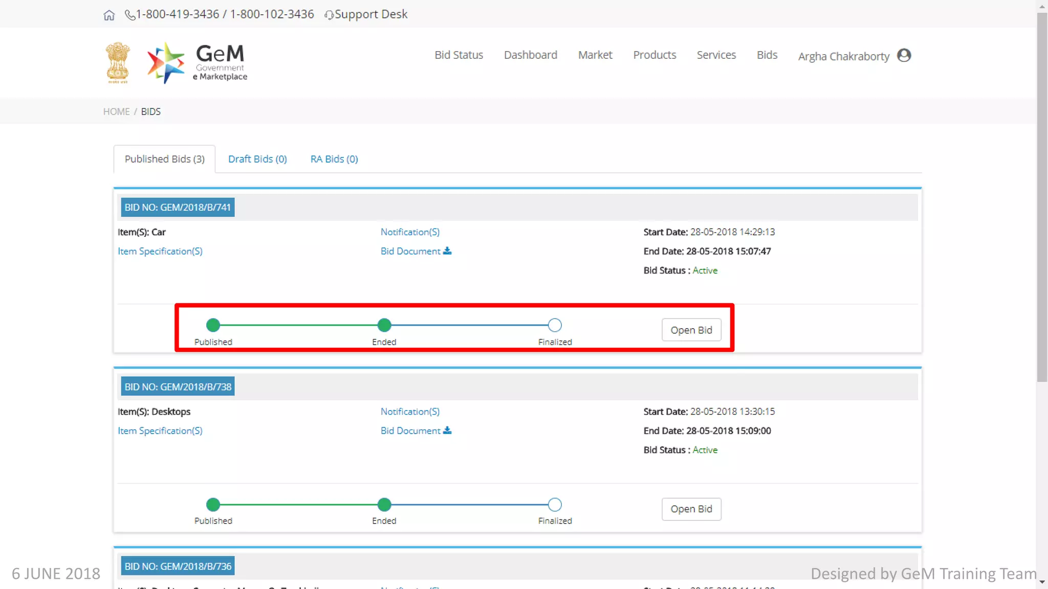Designed by GeM Training Team6 JUNE 2018