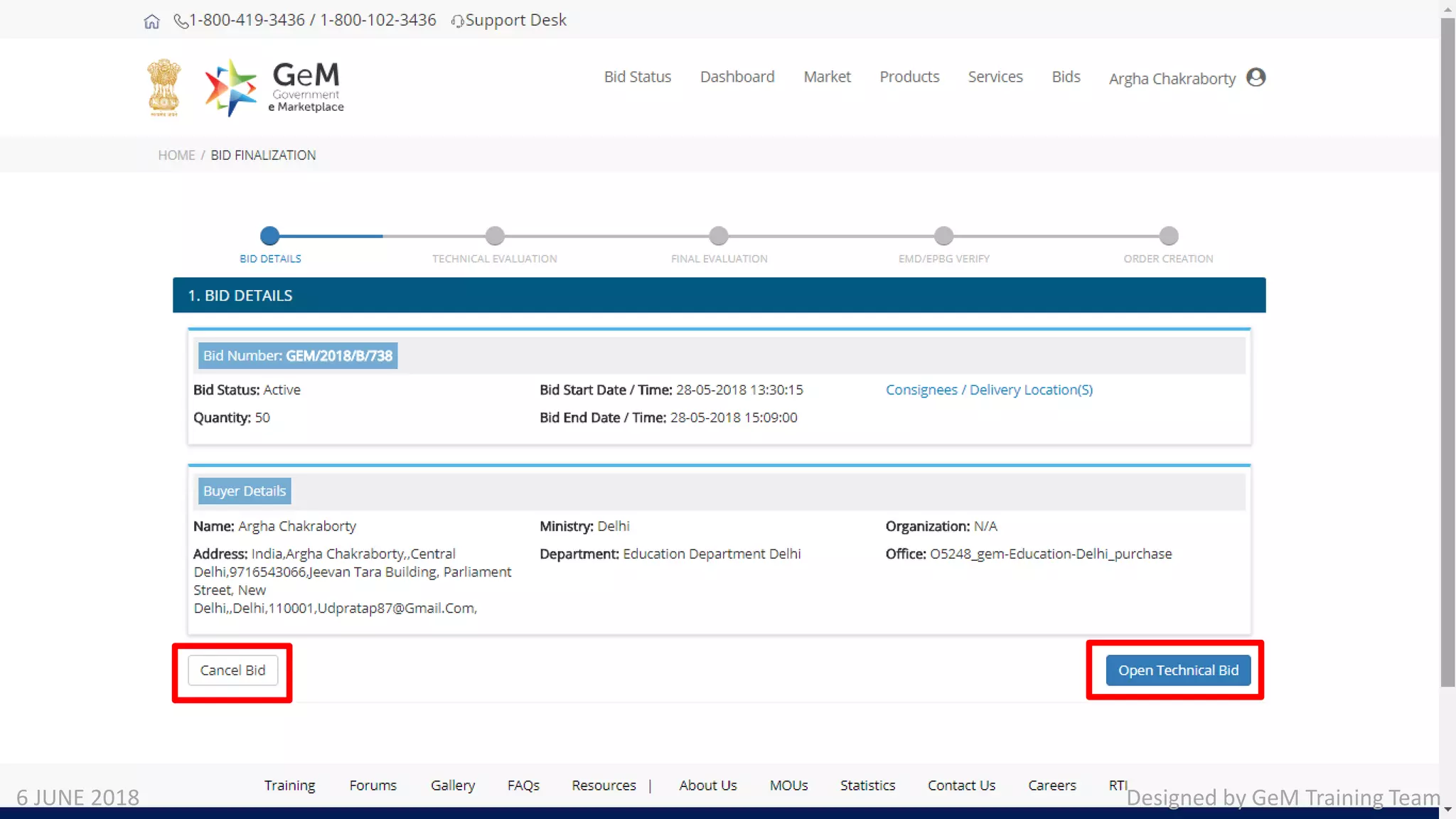 Designed by GeM Training Team6 JUNE 2018