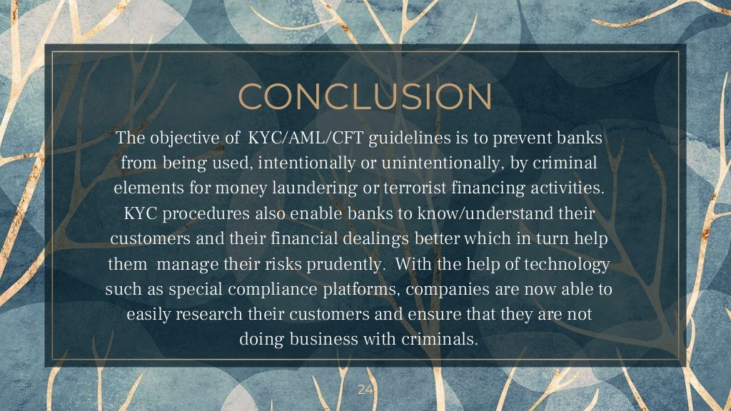 KYC, AML, CFT & BANK OBLIGATION UNDER PMLA 2002 | PPT