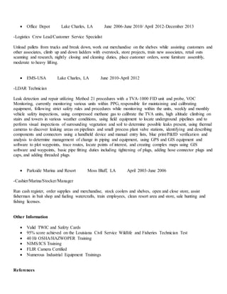 J Frye Resume PDF - J Frye Resume 2 320 