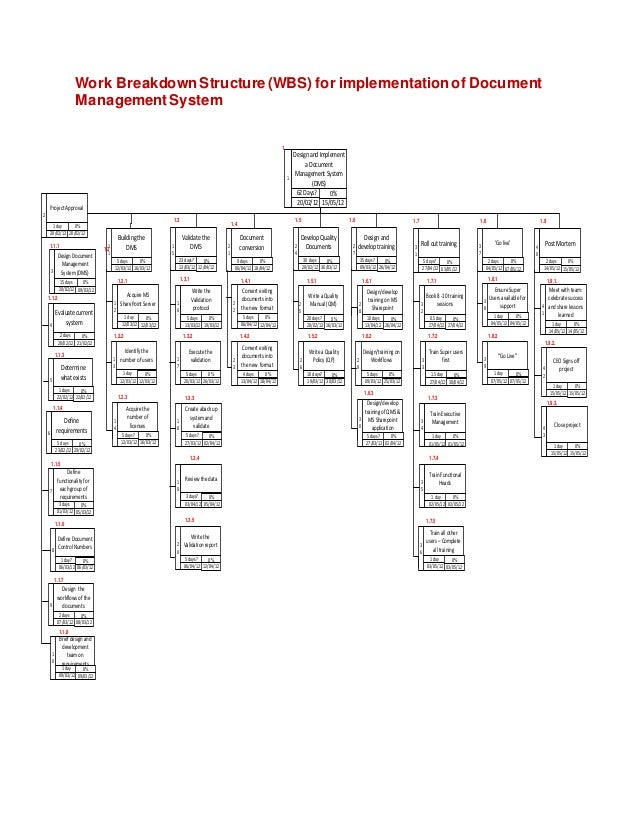 Work Breakdown Structure_DMS