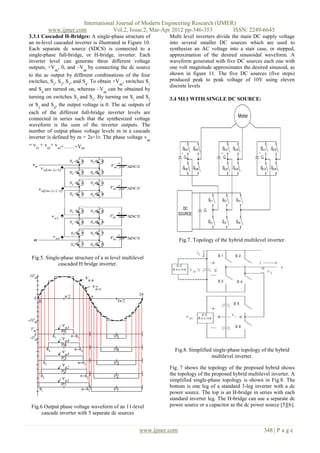 Performance and Analysis of Hybrid Multilevel Inverter fed Induction ...